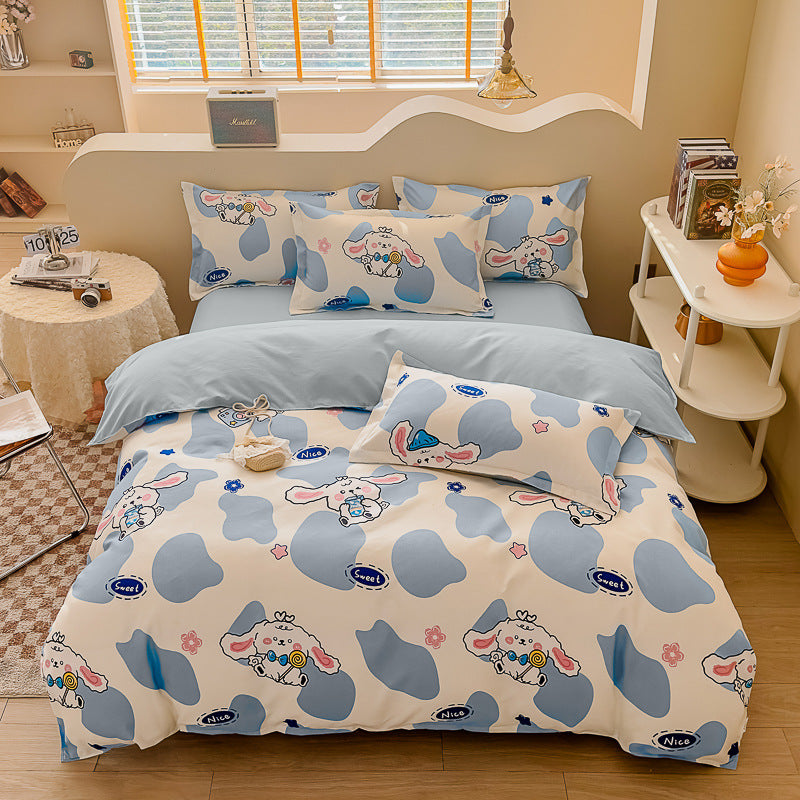 Modern Graphic Print Bedding Set
