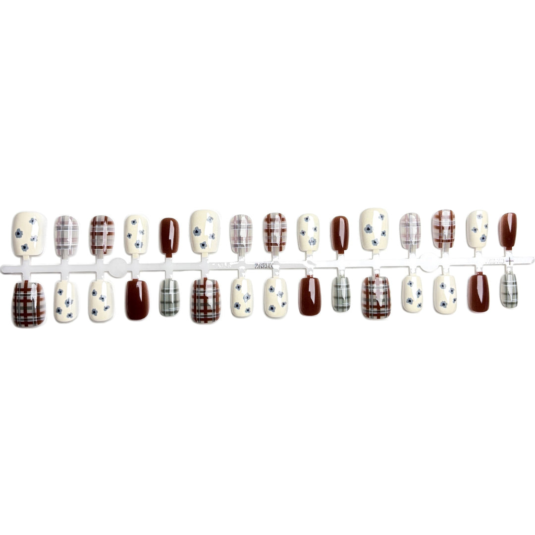 Decorative Press-On Nail Set 1790745746
