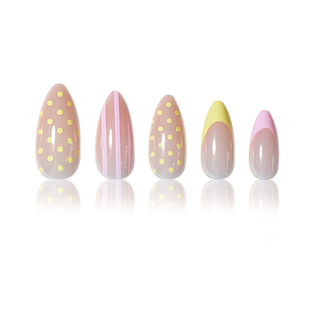 Glossy Press-On Nail Set Stornfield
