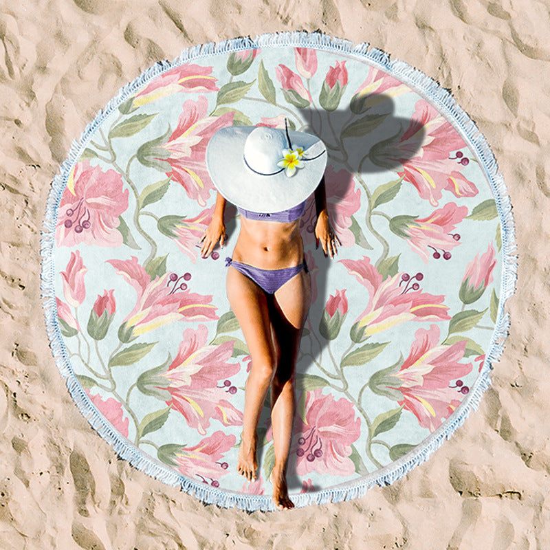 Rundstrand towel with unique sunset design Stornfield