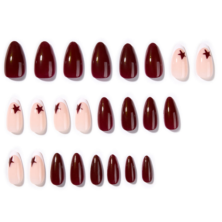 Artful Nail Extensions with Star Design Stornfield