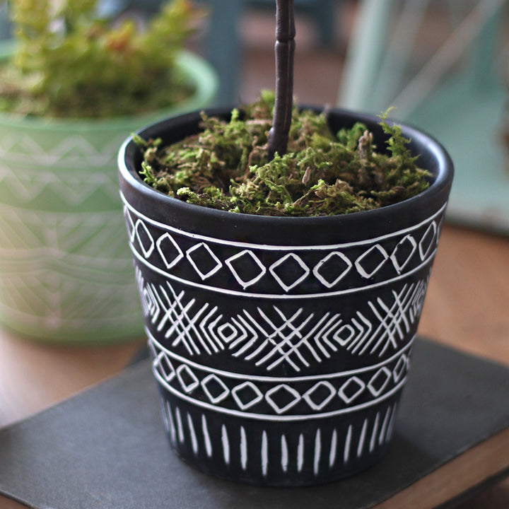 Decorative plant pots in Ethno style Stornfield