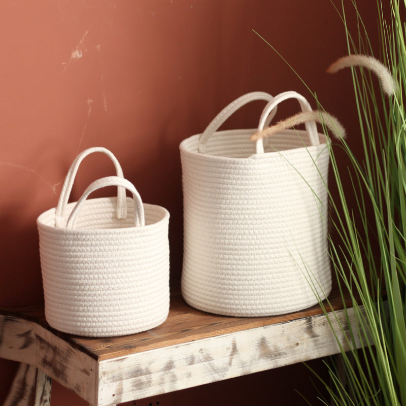 Stylish storage basket with handles Stornfield