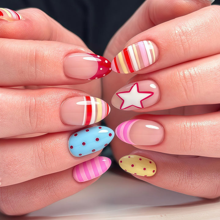 Playful art nail designs Stornfield
