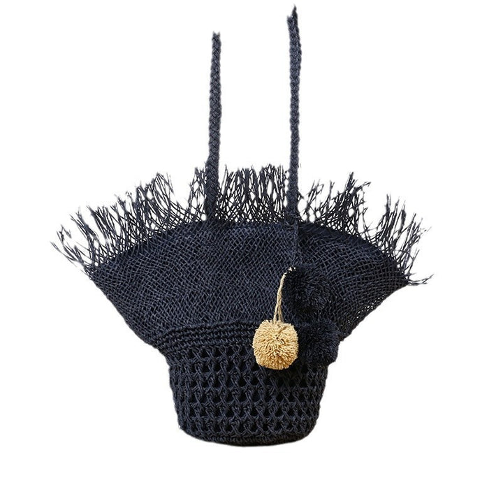 Elegant Basket Bag with Fringed Design Stornfield