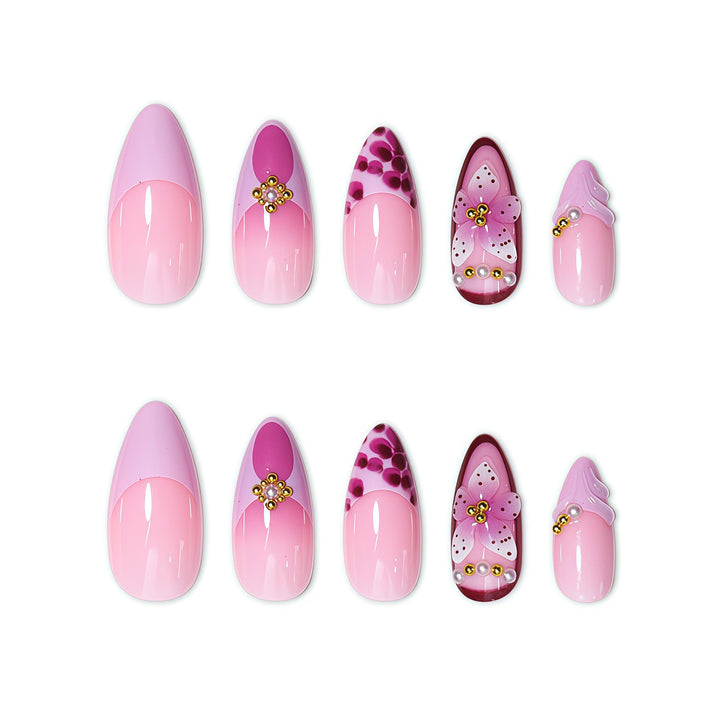 Premium Floral Nail Art Extensions Stornfield