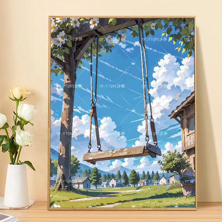 Scenic Landscape Art Print Stornfield
