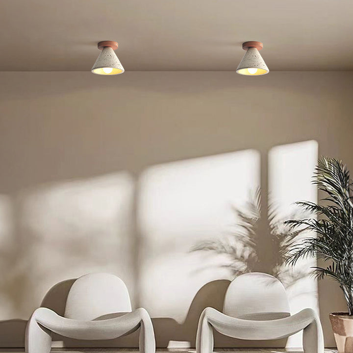 Modern Stone Ceiling Light
