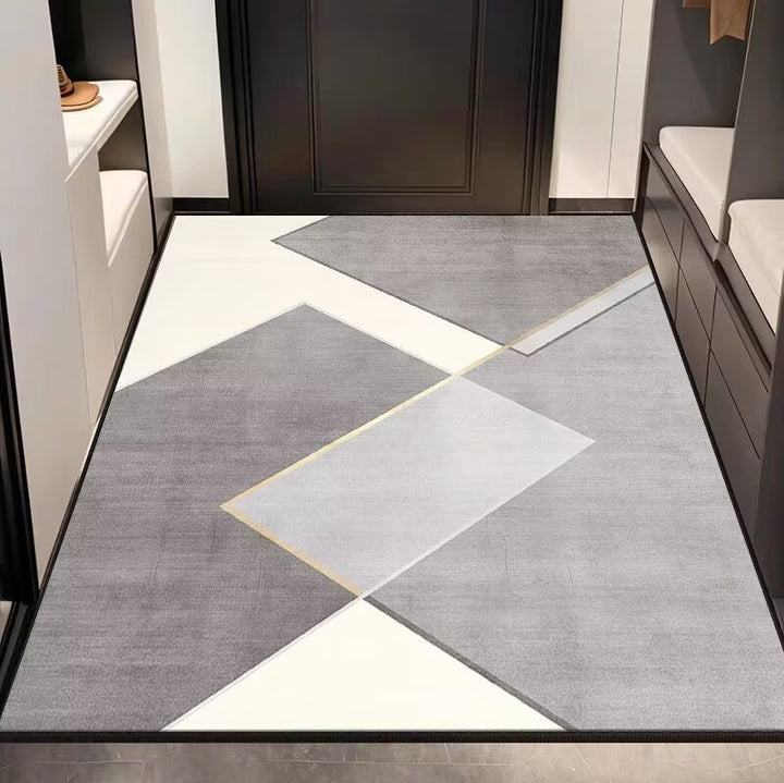 Modern Geometric Entryway Area Rug
