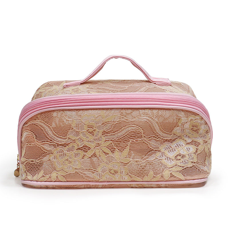 Elegant Lace Cosmetic Bag