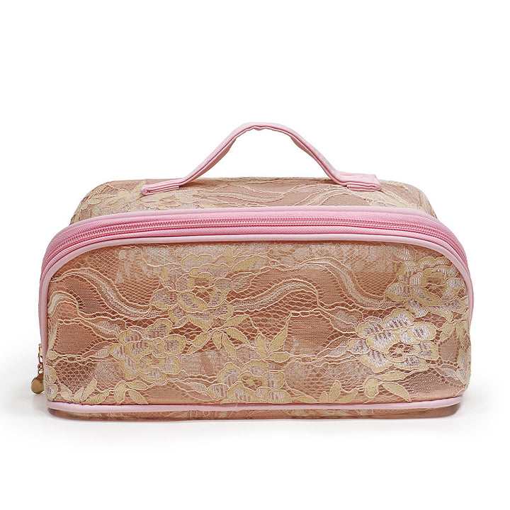 Elegant Lace Cosmetic Bag