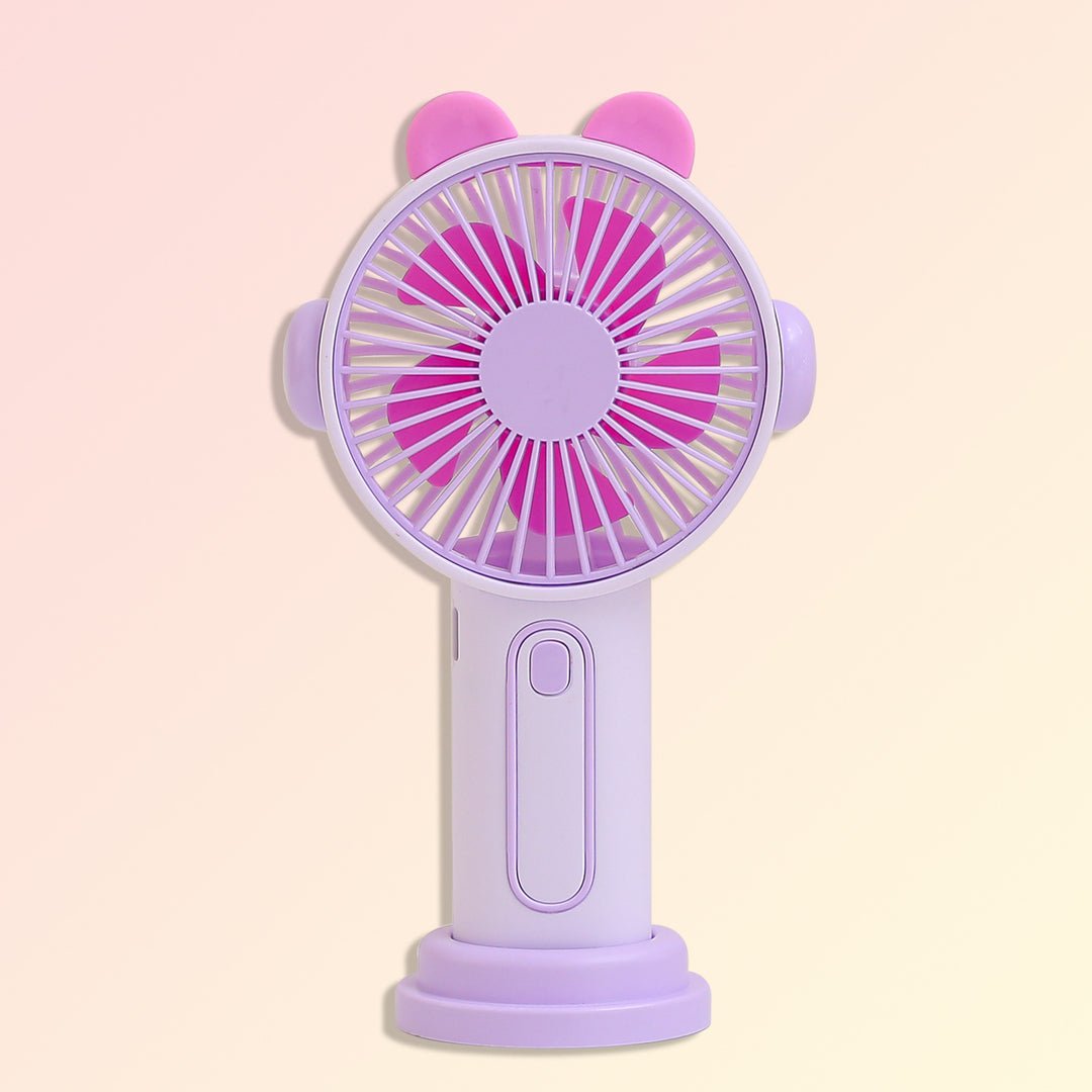 Women Portable Mini-Fan with Colorful Ears Stornfield