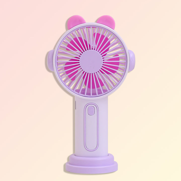 Women Portable Mini-Fan with Colorful Ears Stornfield