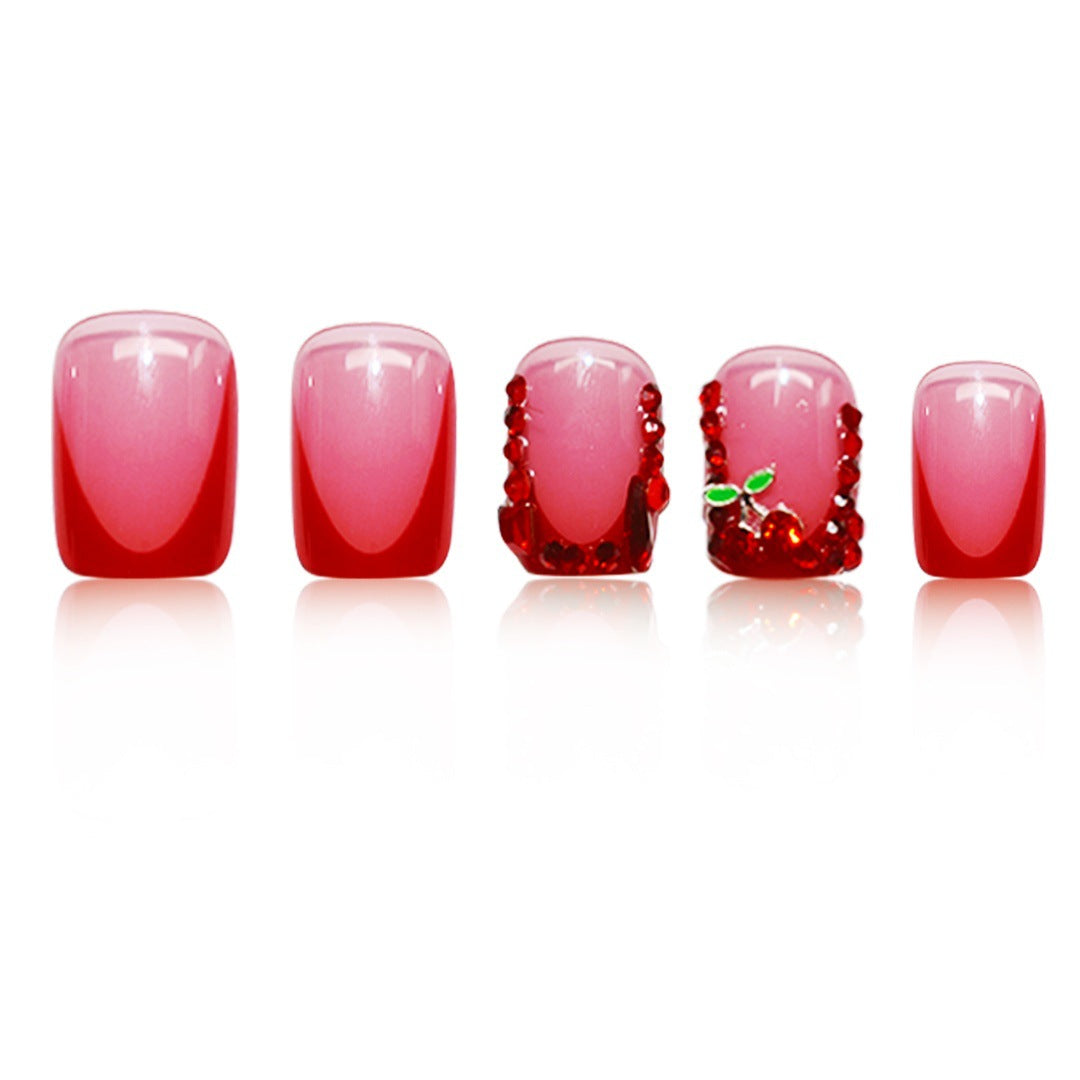 Elegant Theatrical Press-On Nail Set Stornfield