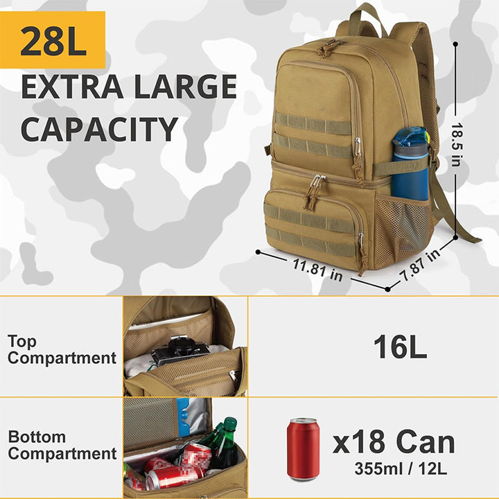 Multifunctional outdoor backpack with cooler Stornfield