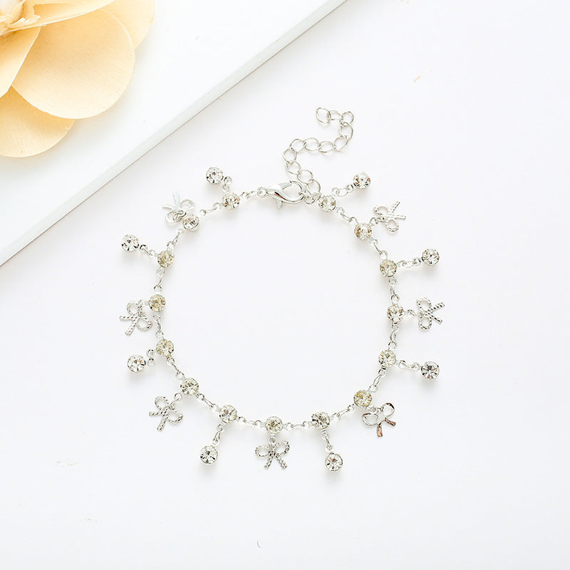 Crystal Bow Charm Bracelet Stornfield