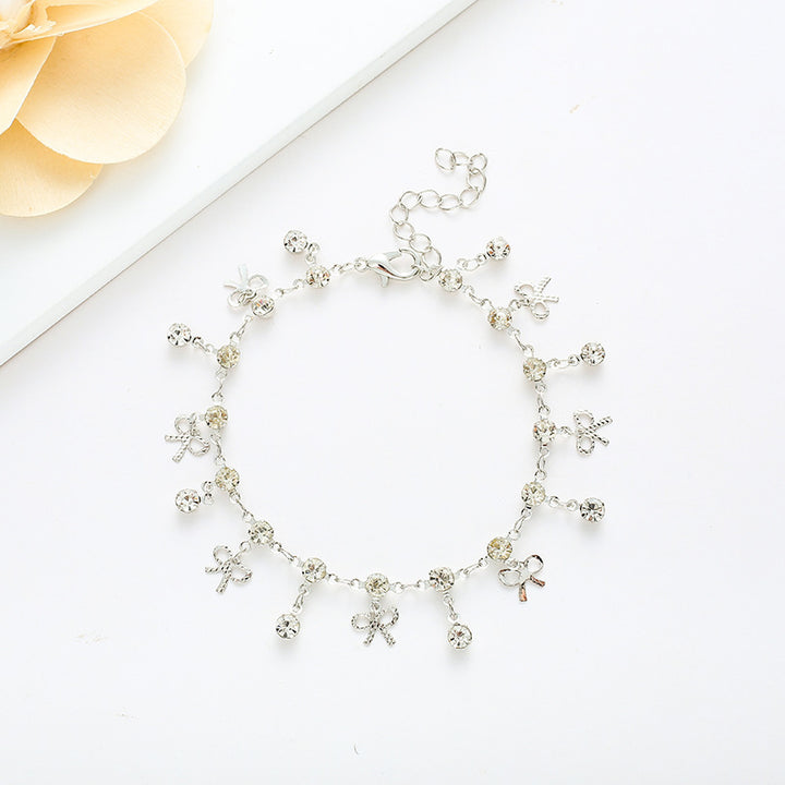 Crystal Bow Charm Bracelet Stornfield