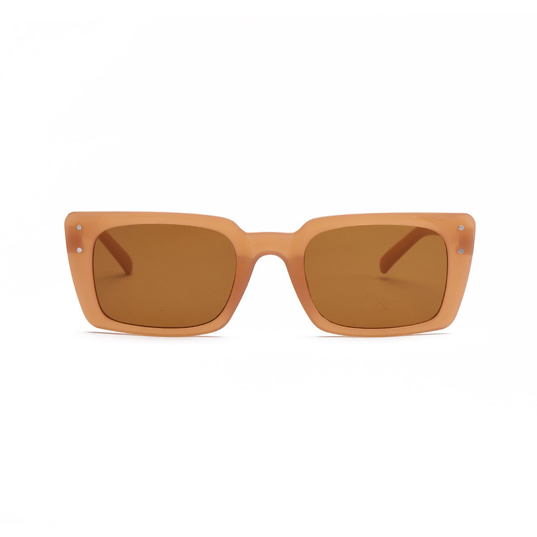 Women square sunglasses with animal print Stornfield