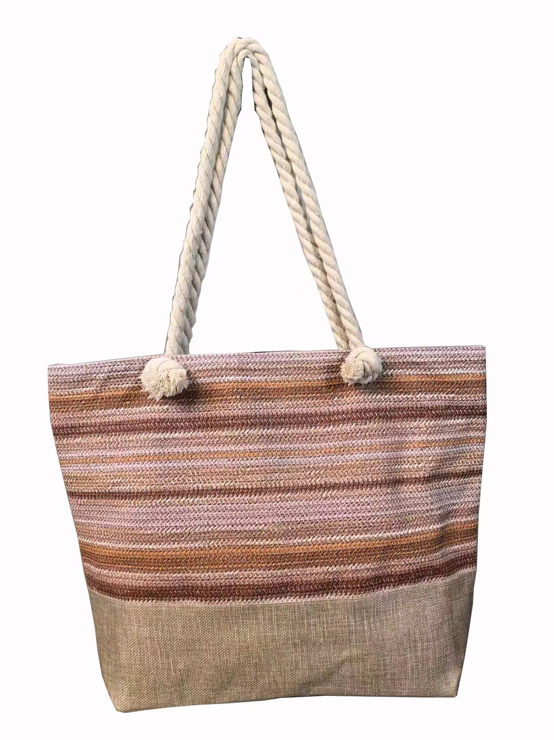 Large beach bag with braided handles Stornfield