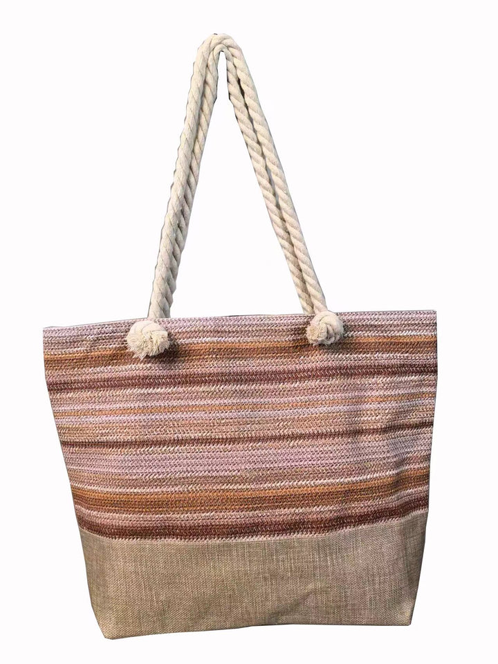 Large beach bag with braided handles Stornfield