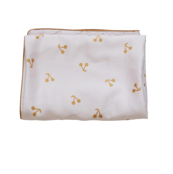 Cozy baby/kids blanket made of soft microfiber with cheerful banana print