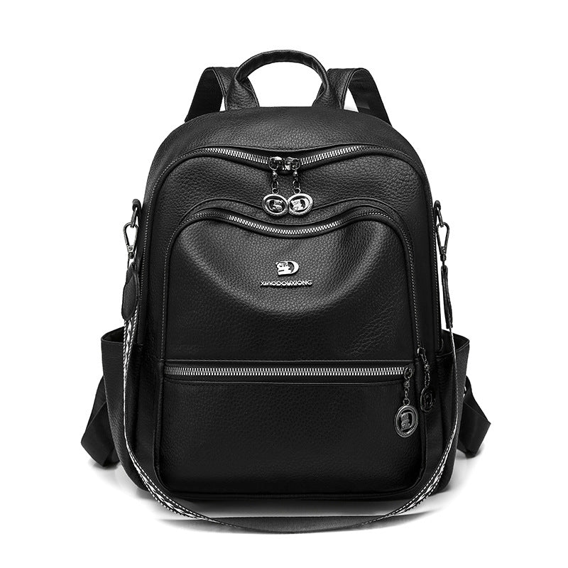 Multi-Functional Leather Backpack Stornfield