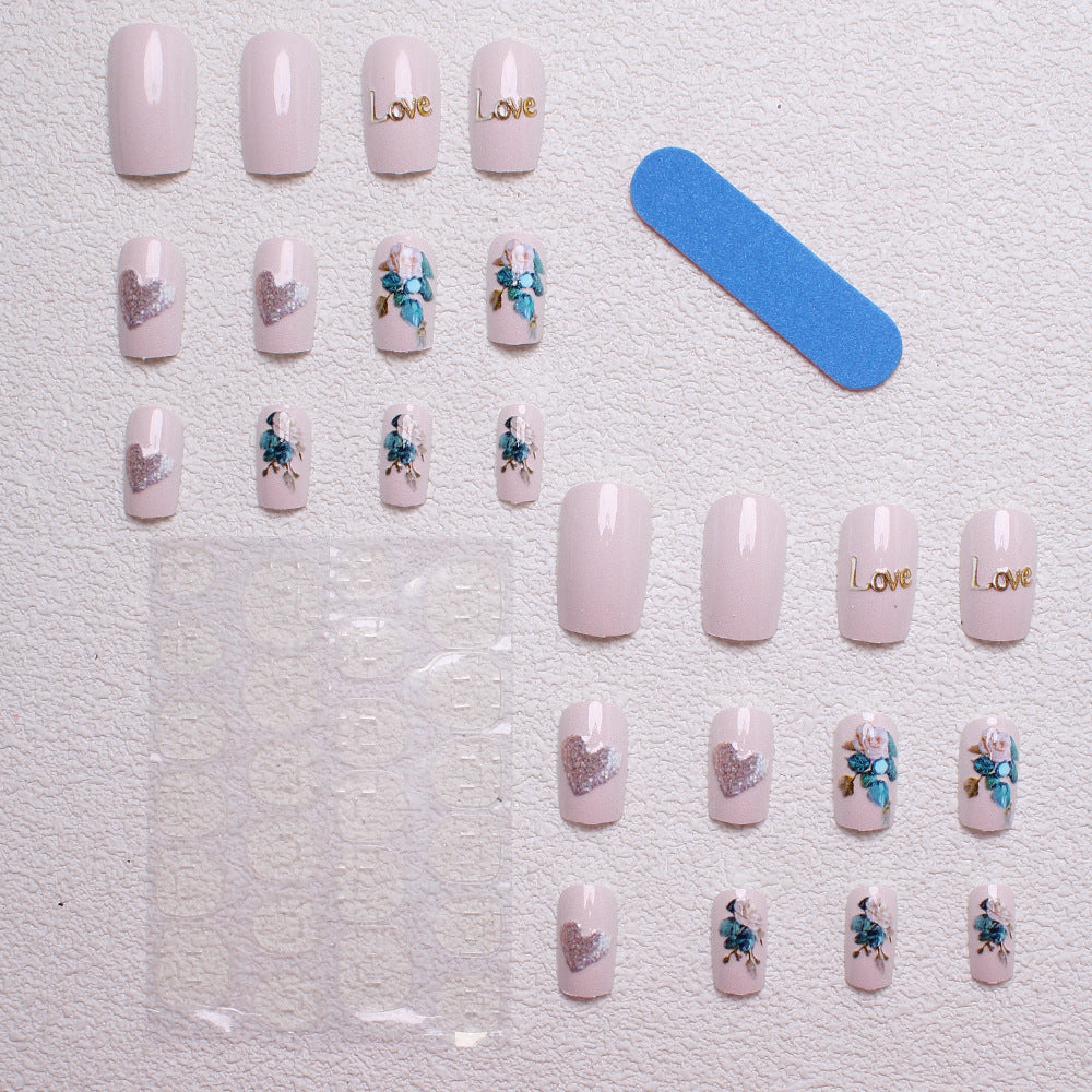Floral-Inspired Press-On Nails Stornfield
