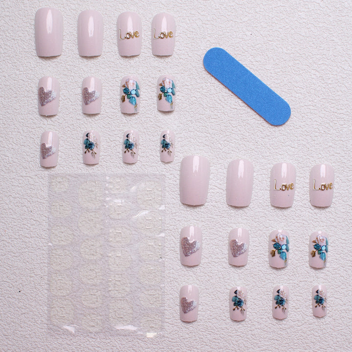 Floral-Inspired Press-On Nails Stornfield