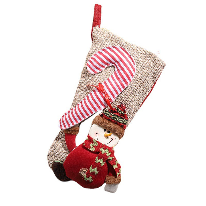 Christmas stocking with festive Gnome motif Stornfield