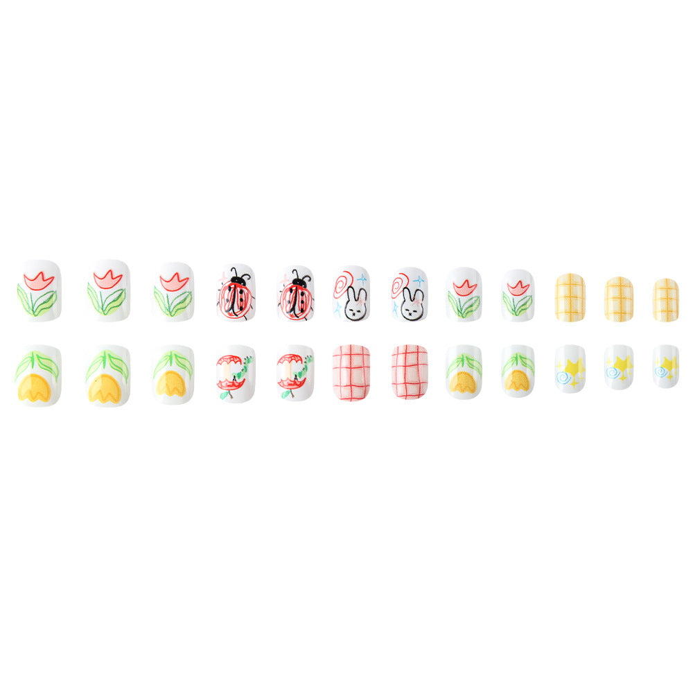 Artistic Illustrated Nail Art Wraps Stornfield