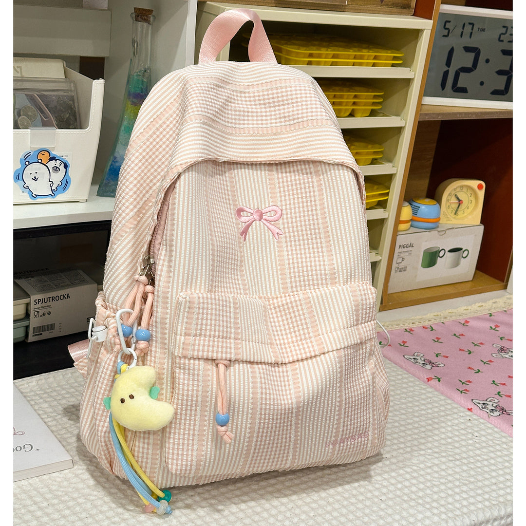 Cute Checked Patterned School Backpack Stornfield