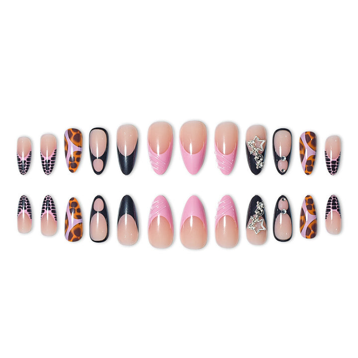 Stylish Stiletto Press-On Nail Art Set Stornfield