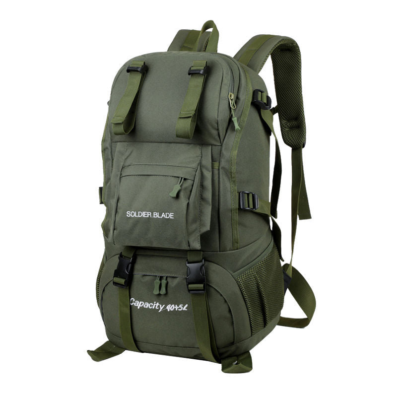 Outdoor backpack with integrated drinking system and versatile compartments Stornfield