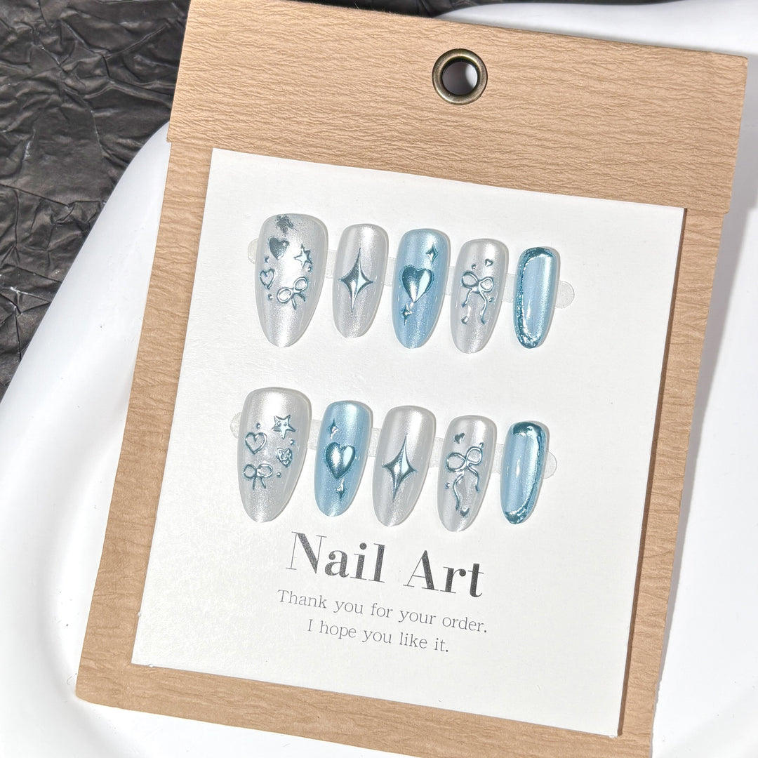 Decorative Themed Press-On Nail Art Set