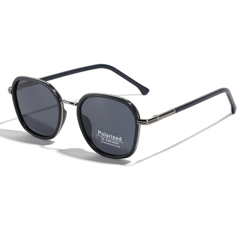 Women's geometric polarized sunglasses with stylish metal frame Stornfield