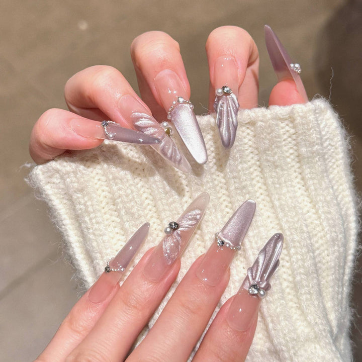 Glamorous Press-On Nail Art Set Stornfield