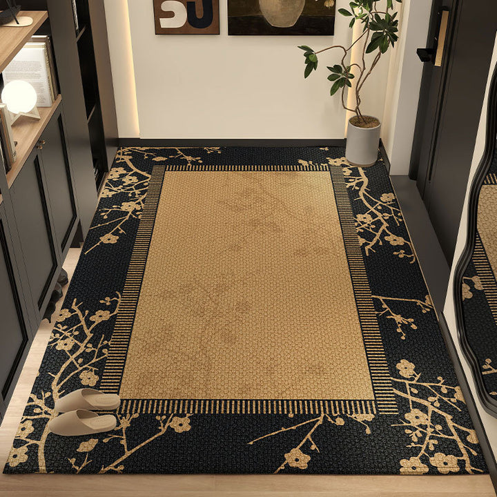 Floral Pattern Decorative Area Rug