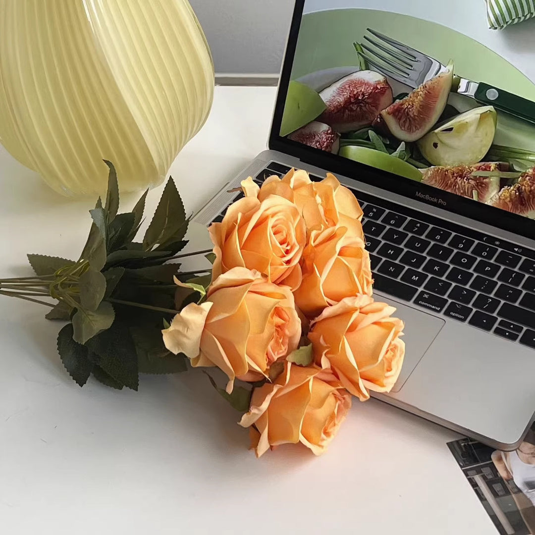 Decorative Faux Rose Bouquet