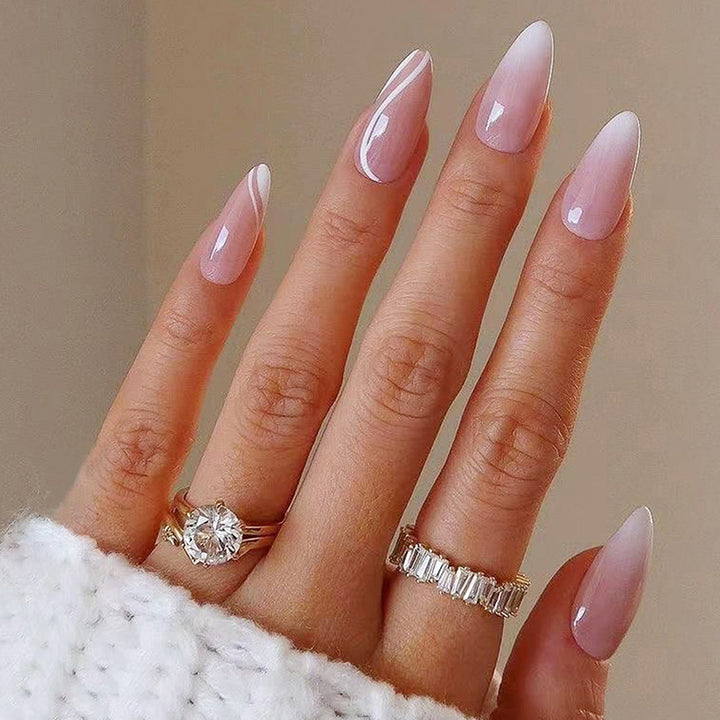 Elegant and artistic stiletto artificial nails Stornfield