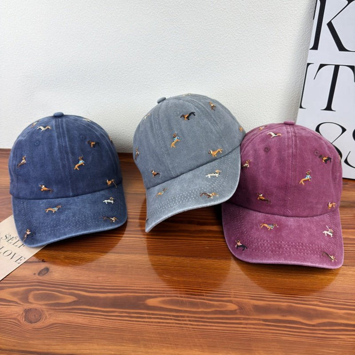 Unisex Embroidered Dog-Themed Baseball Cap Stornfield