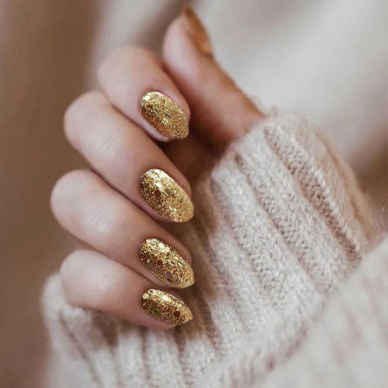 Glittering Long Stiletto Press-On Nails Stornfield