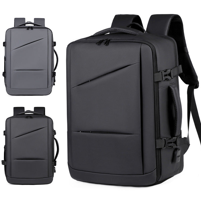 Functional Business Backpack with Expandable Storage and Ergonomic Straps Stornfield