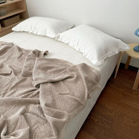 Waffle-Weave Cotton Lightweight Coverlet Bedspread