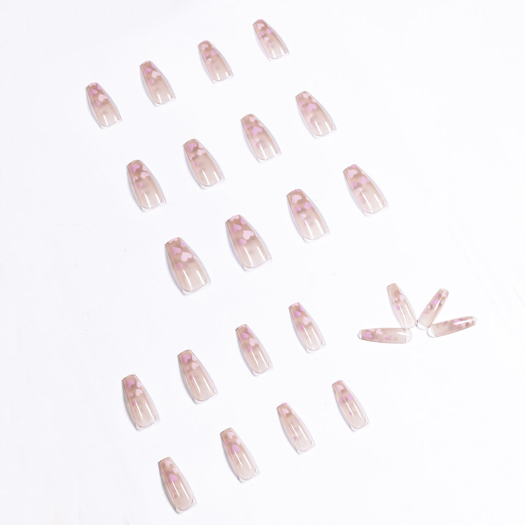 Artful Nail Art with Heart Pattern Stornfield