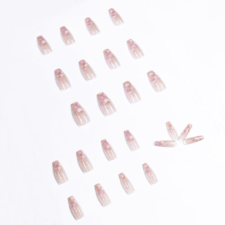 Artful Nail Art with Heart Pattern Stornfield
