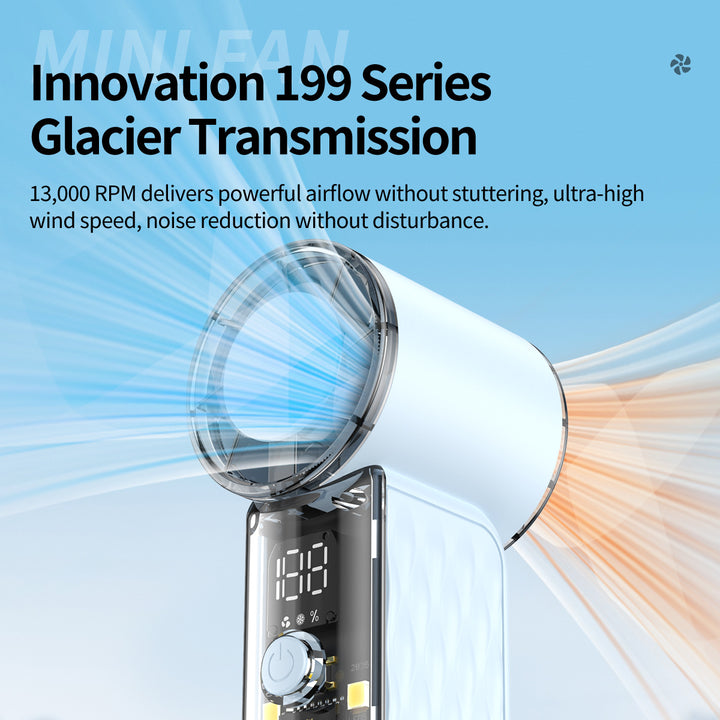 Unisex High-Performance Rechargeable Desktop Fan Stornfield