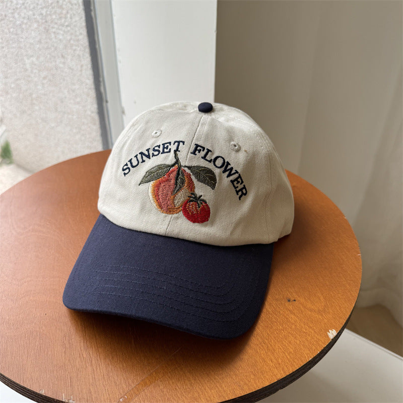 Women's Embroidered Fruit-Themed Baseball Cap Stornfield
