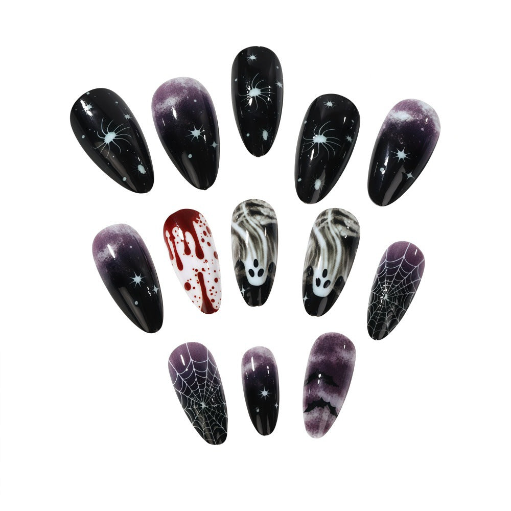 Artificial artificial nails with Halloween motifs Stornfield