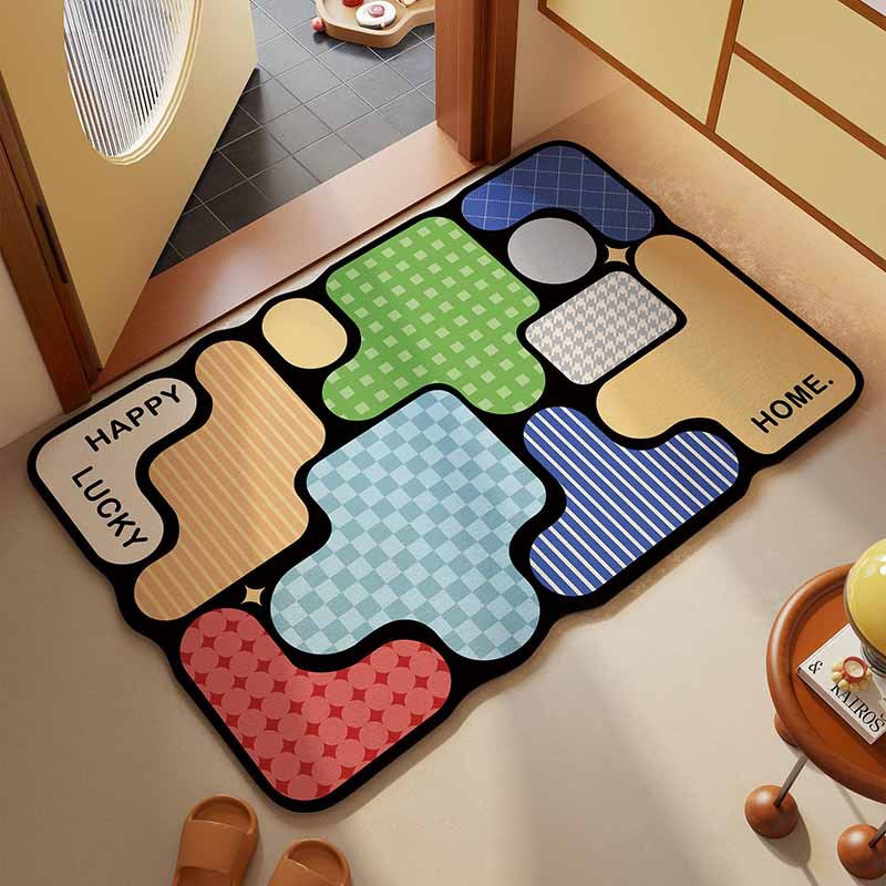 Non-Slip Welcome Area Rug