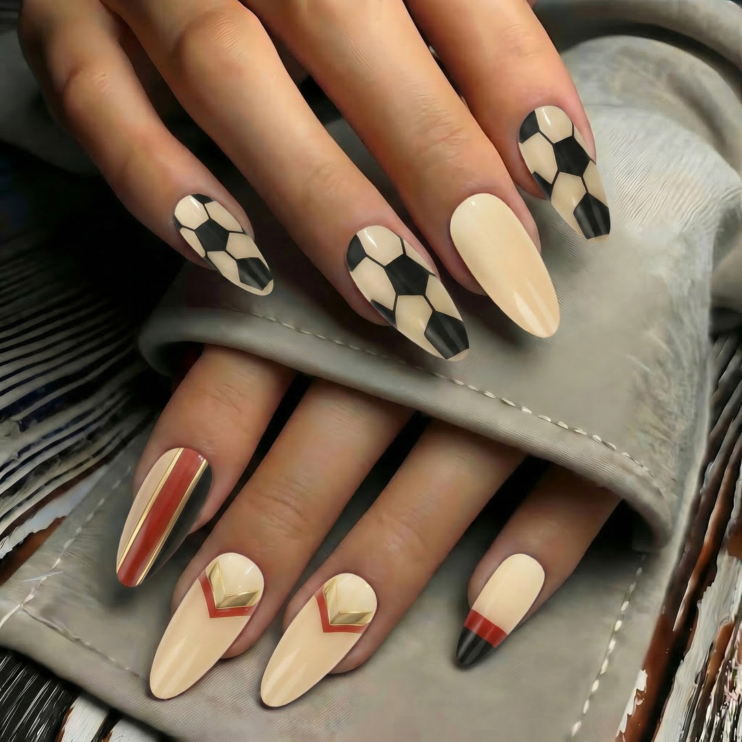 Creative Football Nail Art Stornfield